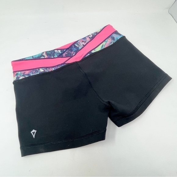 IVIVVA Girl’s Lot of 2 Reversible Swim Bottom and Shorts Multi Black Green Sz 14 - Picture 4 of 15